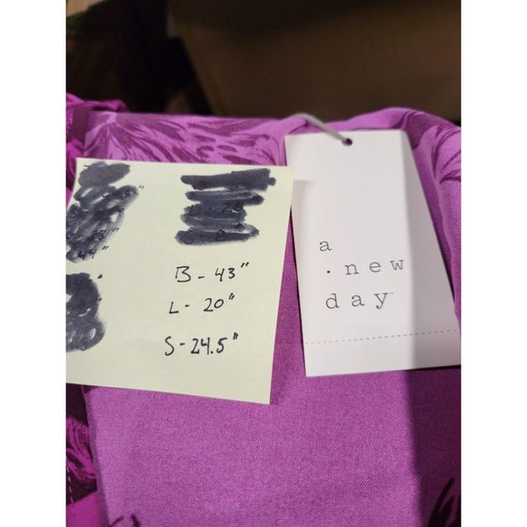 Women's Floral Print Puff Long Sleeve Wrap Top Size M Medium - Picture 5 of 6